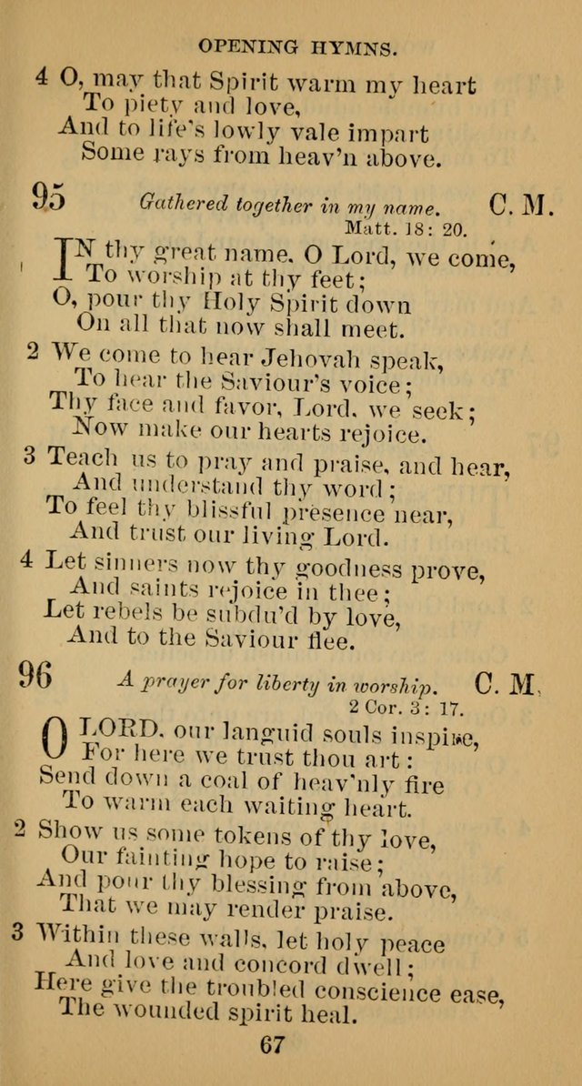 A Collection of Psalms, Hymns and Spiritual Songs; suited to the various kinds of Christian worship; and especially designed for and adapted to the Fraternity of the Brethren... page 74