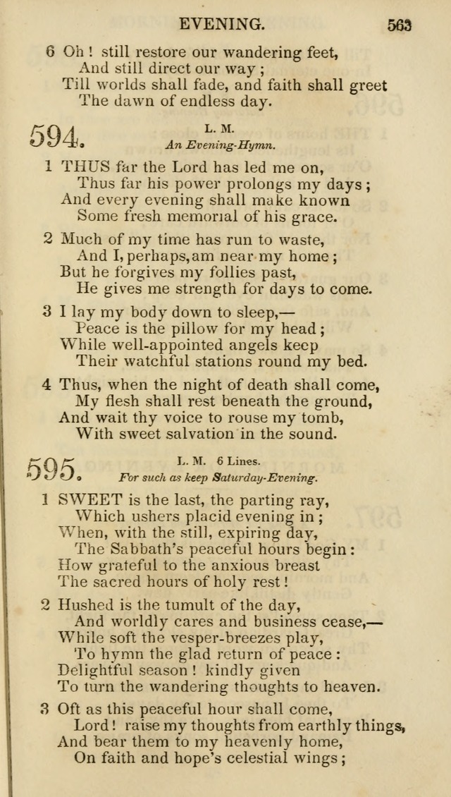 Church Psalmist: or psalms and hymns for the public, social and private use of evangelical Christians (5th ed.) page 565