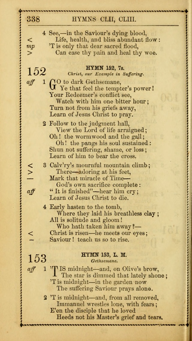Church Psalmist: or Psalms and Hymns Designed for the Public, Social, and  Private Use of Evangelical Christians ... with Supplement.  53rd ed. page 341