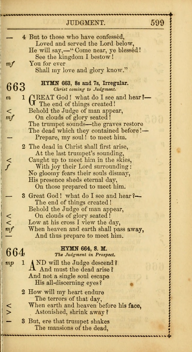Church Psalmist: or Psalms and Hymns Designed for the Public, Social, and  Private Use of Evangelical Christians ... with Supplement.  53rd ed. page 602