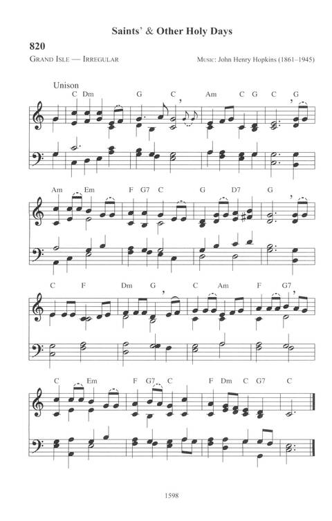 CPWI Hymnal page 1588