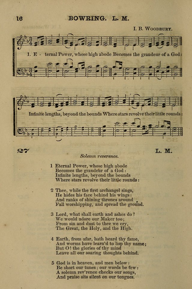 The Centenary Singer: a collection of hymns and tunes popular during the last one hundred years page 16