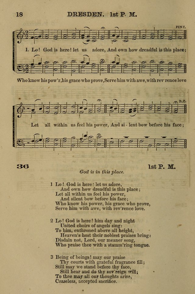 The Centenary Singer: a collection of hymns and tunes popular during the last one hundred years page 18