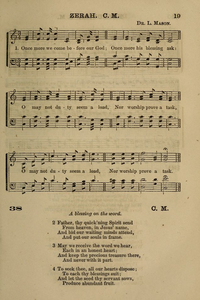 The Centenary Singer: a collection of hymns and tunes popular during the last one hundred years page 19