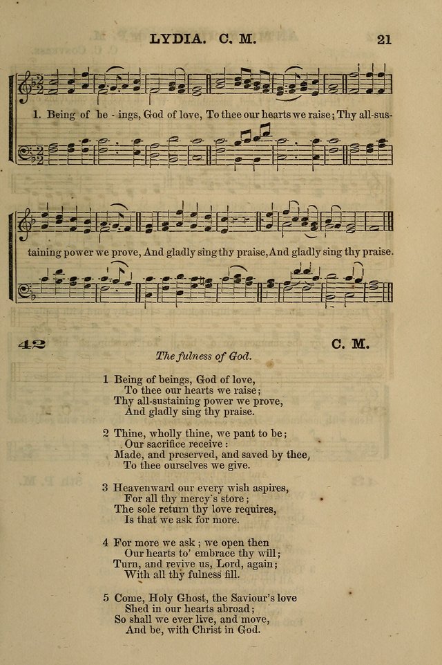 The Centenary Singer: a collection of hymns and tunes popular during the last one hundred years page 21