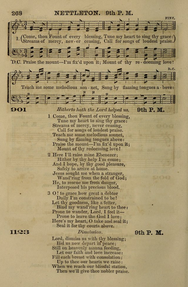 The Centenary Singer: a collection of hymns and tunes popular during the last one hundred years page 268
