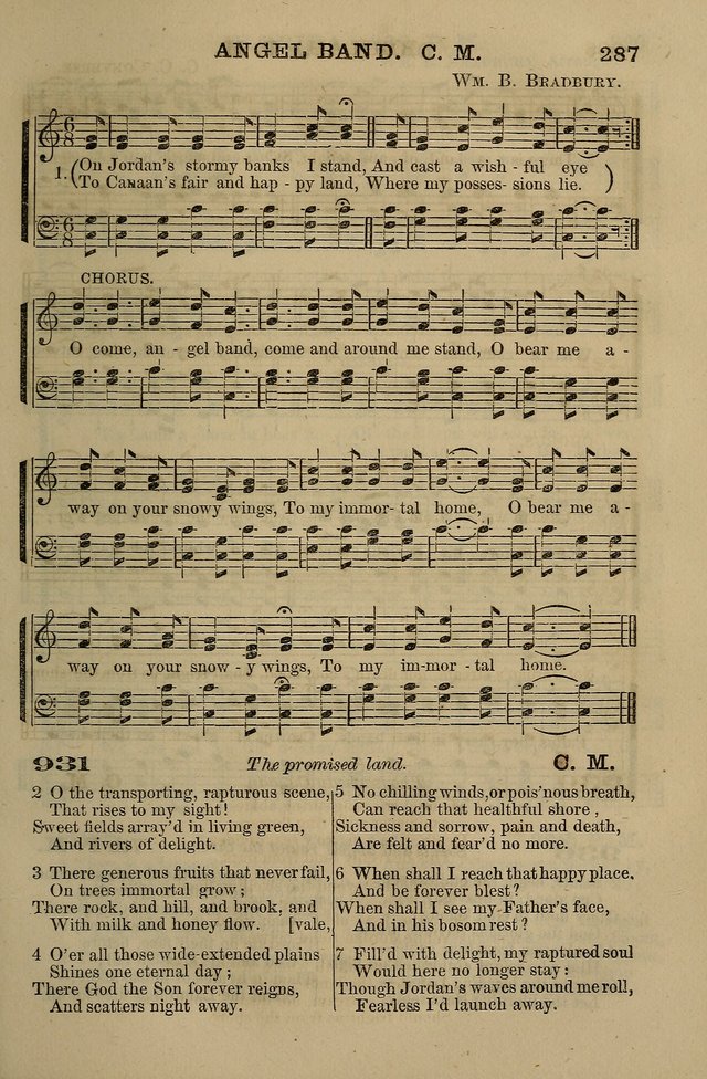 The Centenary Singer: a collection of hymns and tunes popular during the last one hundred years page 287