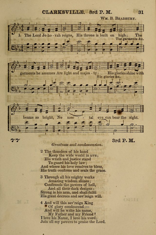The Centenary Singer: a collection of hymns and tunes popular during the last one hundred years page 31