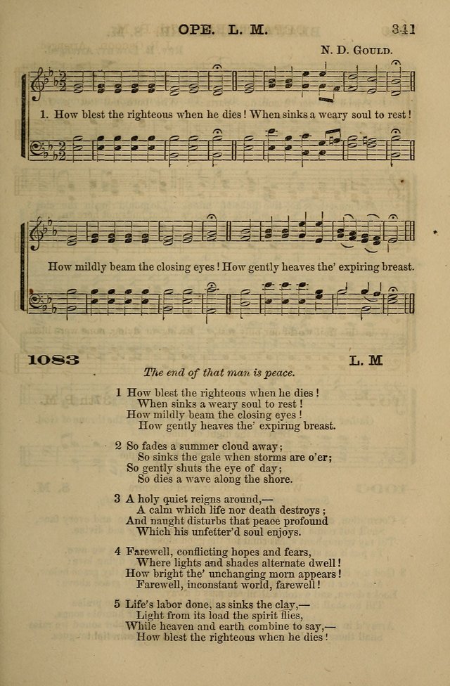 The Centenary Singer: a collection of hymns and tunes popular during the last one hundred years page 341