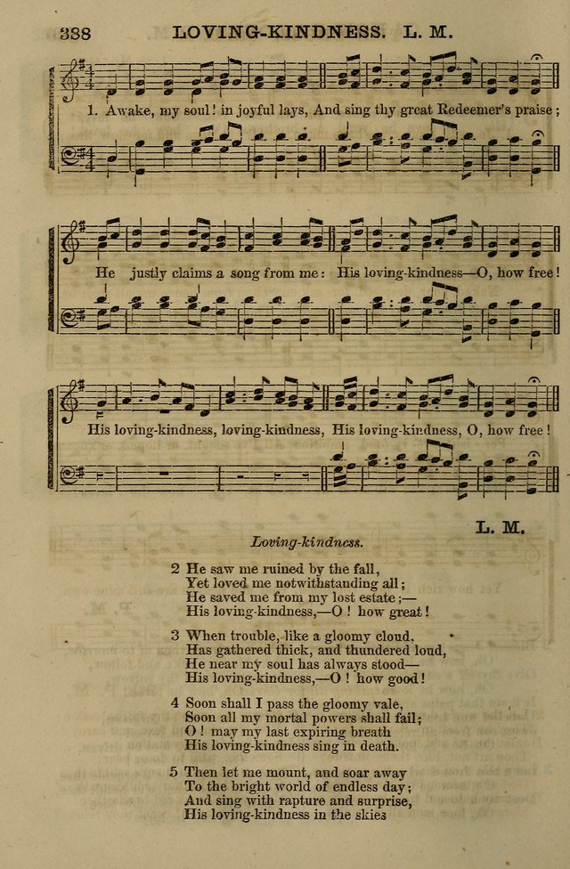 The Centenary Singer: a collection of hymns and tunes popular during the last one hundred years page 388