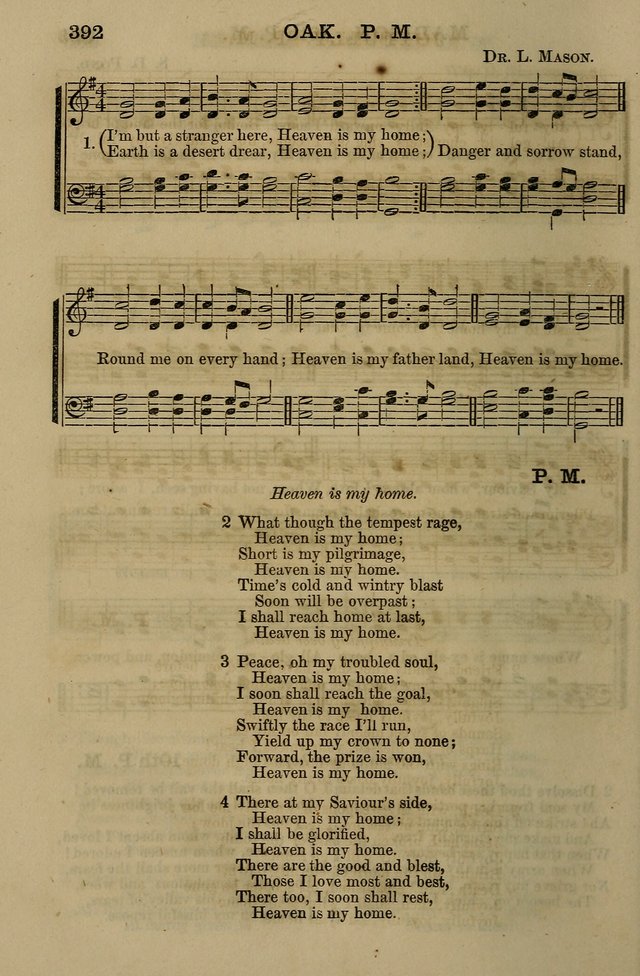 The Centenary Singer: a collection of hymns and tunes popular during the last one hundred years page 392