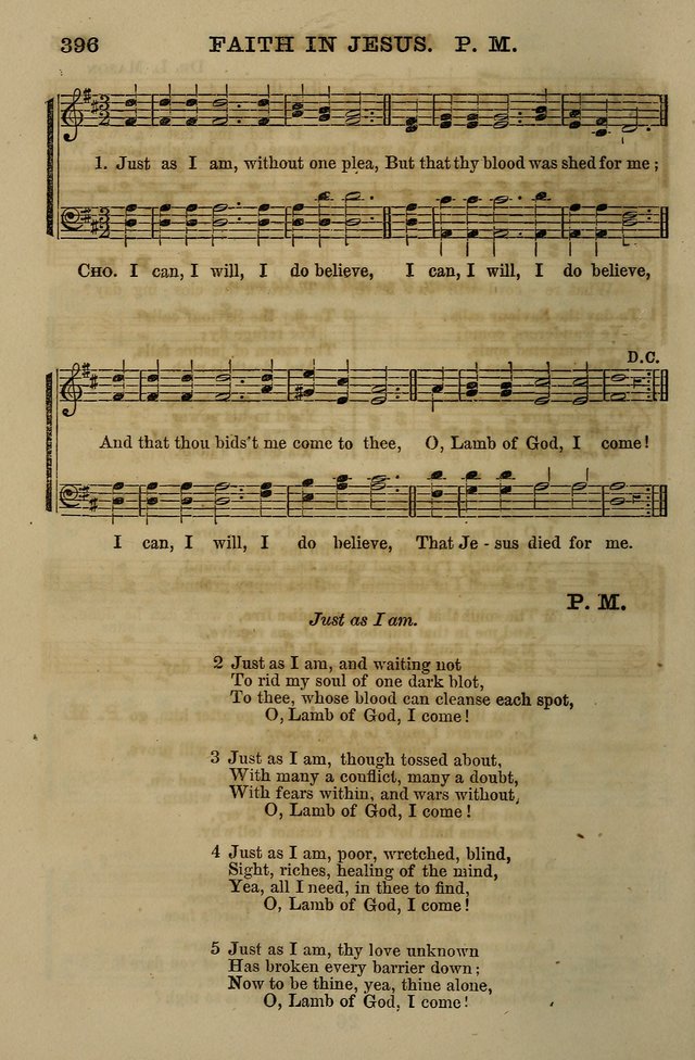 The Centenary Singer: a collection of hymns and tunes popular during the last one hundred years page 396