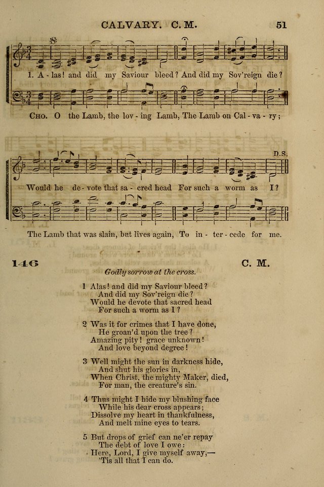 The Centenary Singer: a collection of hymns and tunes popular during the last one hundred years page 51