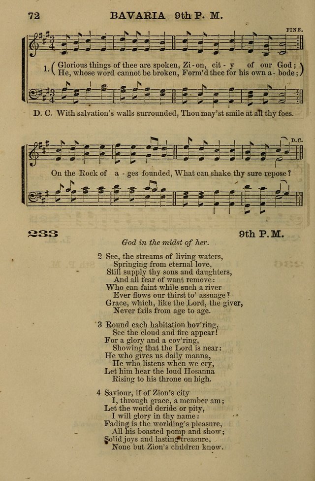 The Centenary Singer: a collection of hymns and tunes popular during the last one hundred years page 72