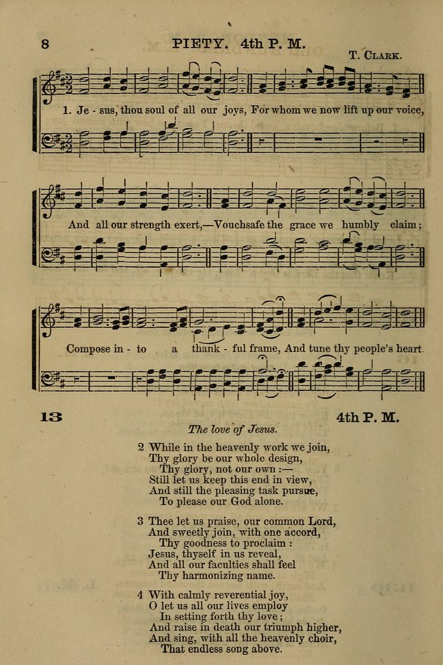 The Centenary Singer: a collection of hymns and tunes popular during the last one hundred years page 8