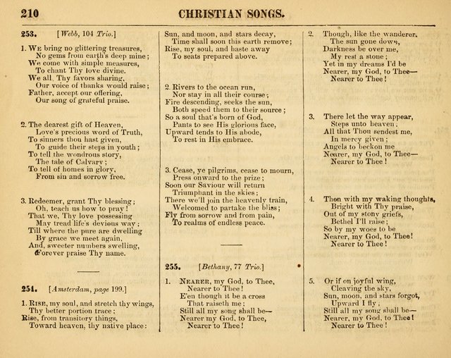 Christian Songs: for the Sunday School page 210