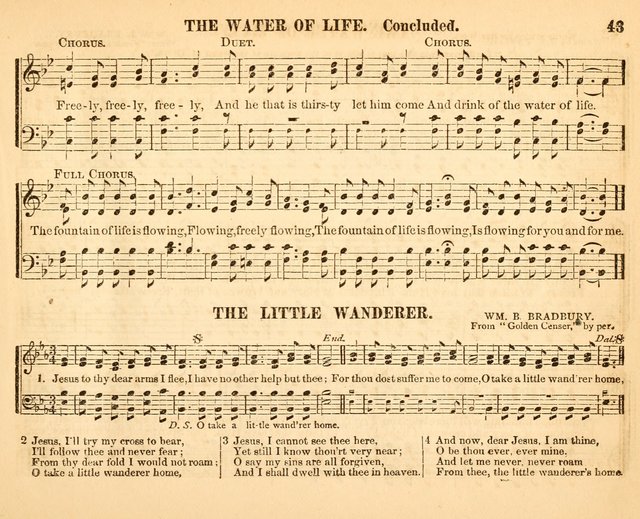 Christian Songs: for the Sunday School page 43