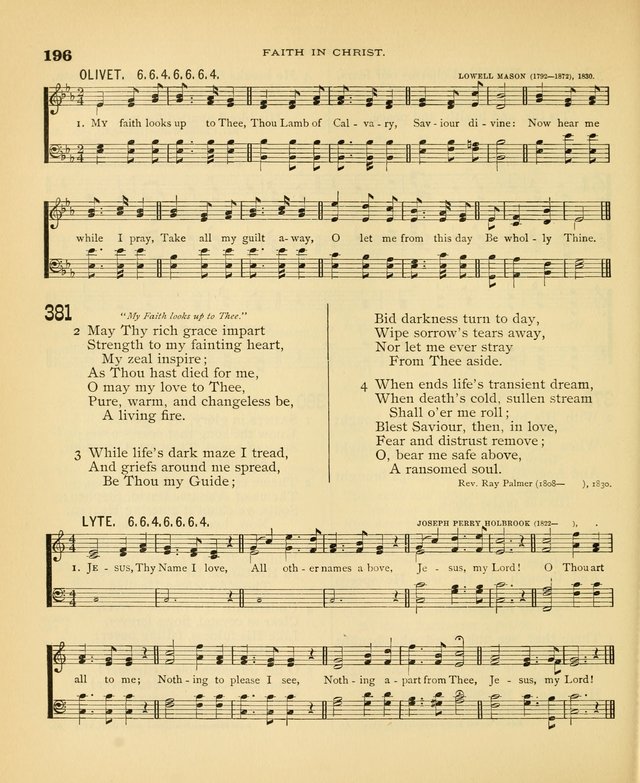 Carmina Sanctorum: a selection of hymns and songs of praise with tunes page 199