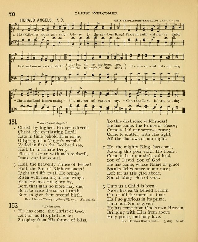 Carmina Sanctorum: a selection of hymns and songs of praise with tunes page 77