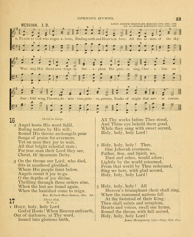 Carmina Sanctorum, a selection of hymns and songs of praise with tunes page 14