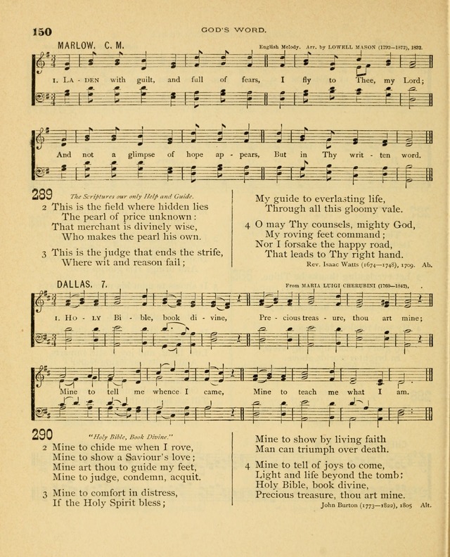 Carmina Sanctorum, a selection of hymns and songs of praise with tunes page 151