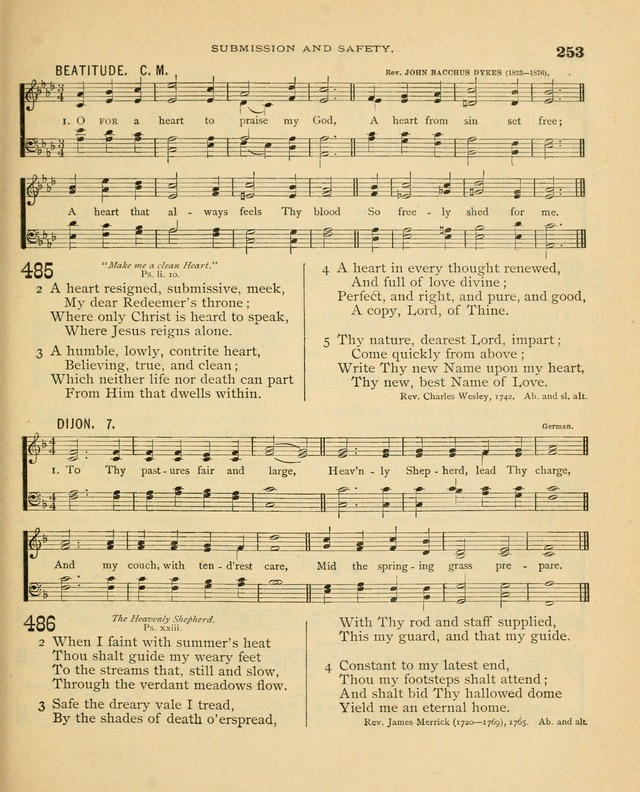 Carmina Sanctorum, a selection of hymns and songs of praise with tunes page 254