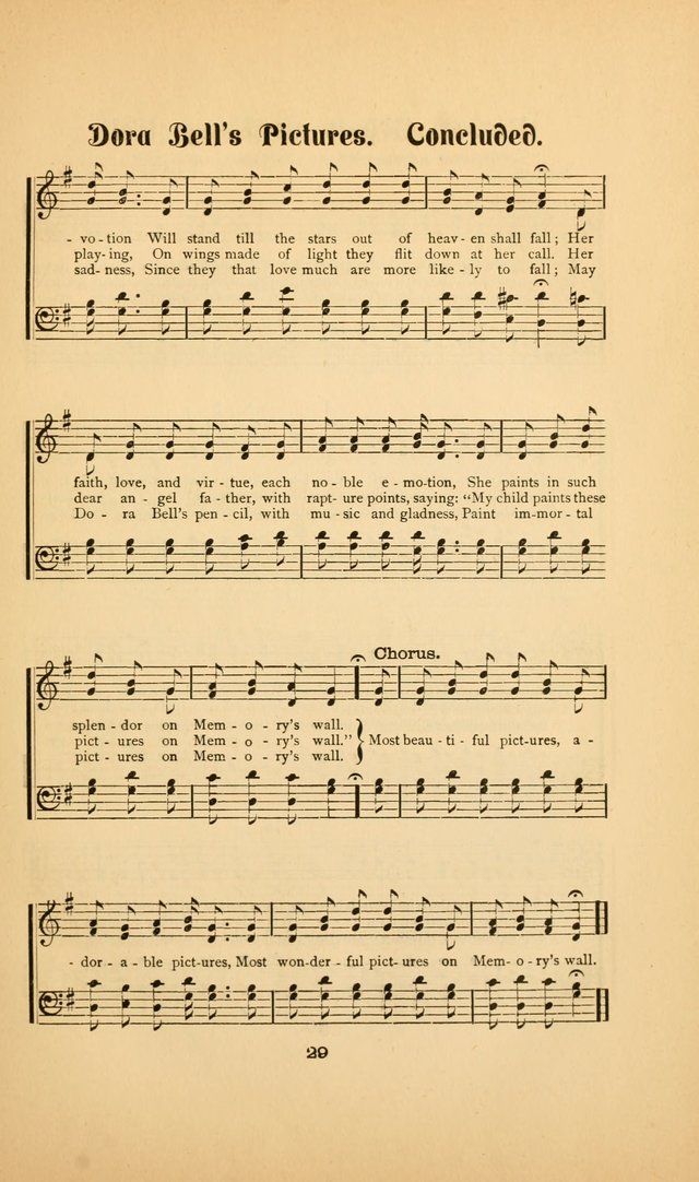 Celestial Sonnets: a collection of new and original songs and hymns of peace and progress, designed for public gatherings, home circles, religious, spiritual, temperance, social and camp meetings, etc page 34