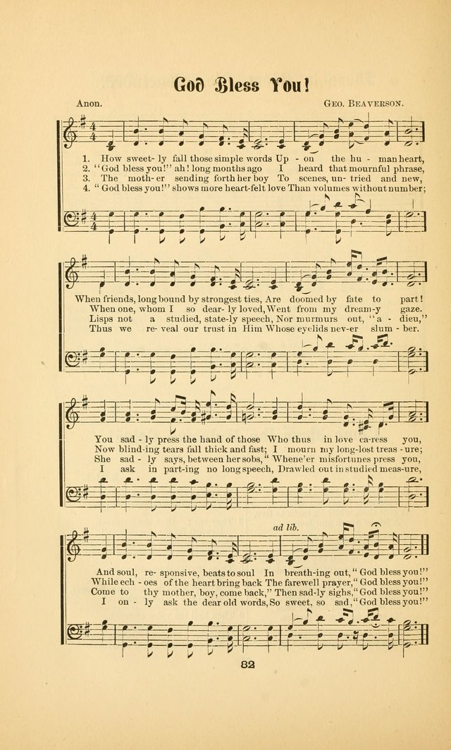 Celestial Sonnets: a collection of new and original songs and hymns of peace and progress, designed for public gatherings, home circles, religious, spiritual, temperance, social and camp meetings, etc page 87