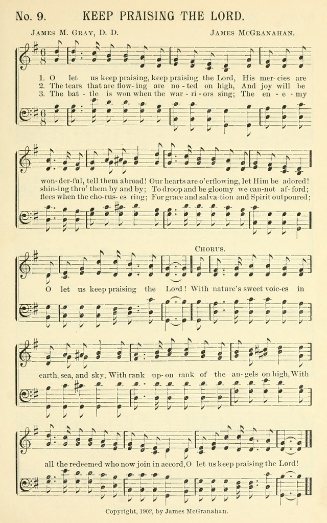 Choice Songs: a collection of Sunday school and gospel songs for use in churches, Sunday schools, young people