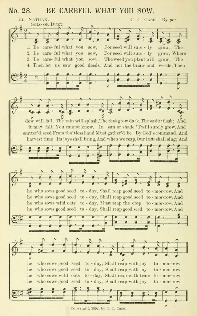 Choice Songs: a collection of Sunday school and gospel songs for use in churches, Sunday schools, young people