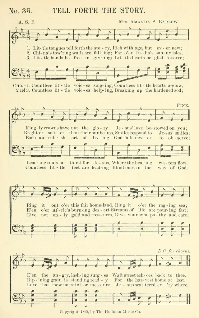 Choice Songs: a collection of Sunday school and gospel songs for use in churches, Sunday schools, young people