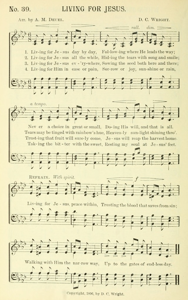 Choice Songs: a collection of Sunday school and gospel songs for use in churches, Sunday schools, young people