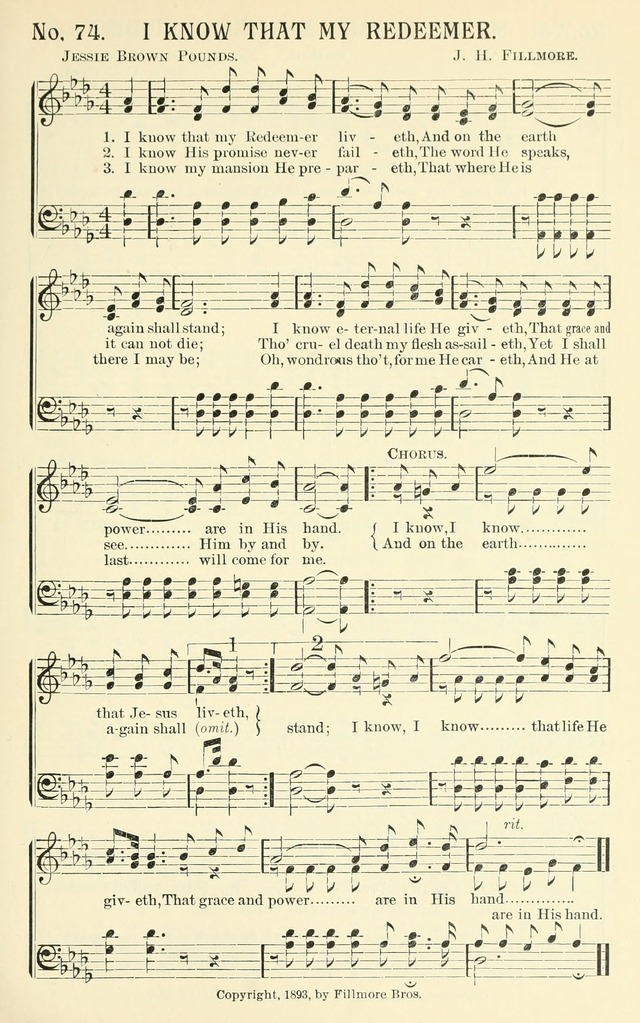 Choice Songs: a collection of Sunday school and gospel songs for use in churches, Sunday schools, young people