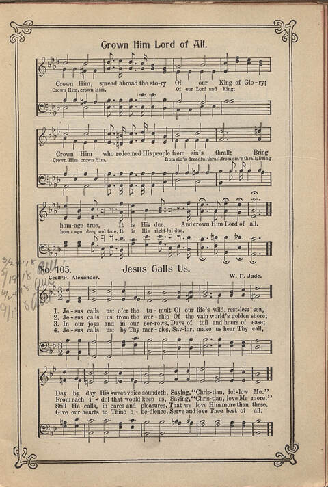 Carmina Sacra: Sacred Songs for the Sunday School page 105
