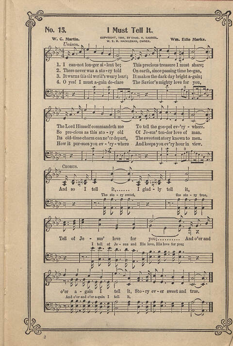 Carmina Sacra: Sacred Songs for the Sunday School page 15