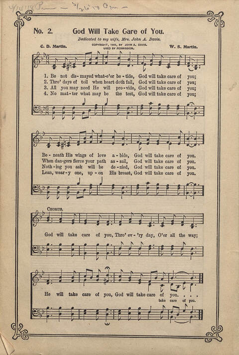 Carmina Sacra: Sacred Songs for the Sunday School page 2