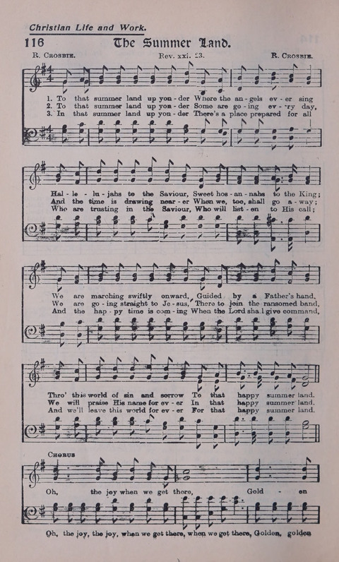 Celestial Songs: a collection of 900 choice hymns and choruses, selected for all kinds of Christian Getherings, Evangelistic Word, Solo Singers, Choirs, and the Home Circle page 100