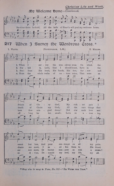 Celestial Songs: a collection of 900 choice hymns and choruses, selected for all kinds of Christian Getherings, Evangelistic Word, Solo Singers, Choirs, and the Home Circle page 195