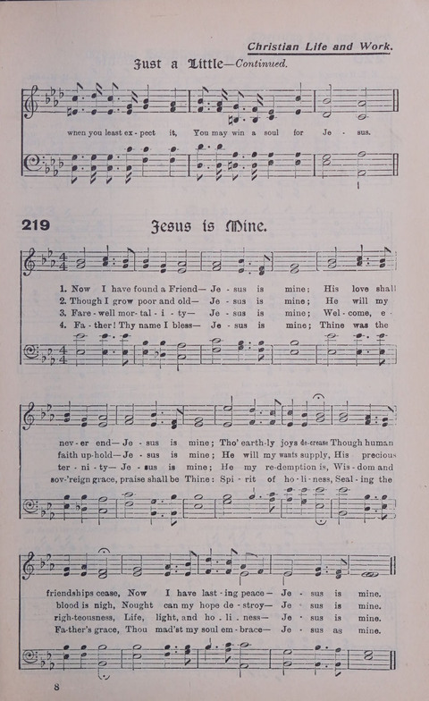 Celestial Songs: a collection of 900 choice hymns and choruses, selected for all kinds of Christian Getherings, Evangelistic Word, Solo Singers, Choirs, and the Home Circle page 197