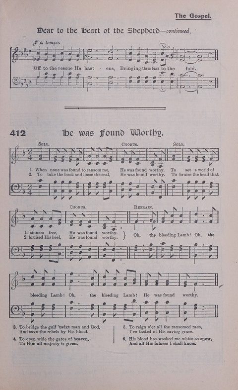 Celestial Songs: a collection of 900 choice hymns and choruses, selected for all kinds of Christian Getherings, Evangelistic Word, Solo Singers, Choirs, and the Home Circle page 357