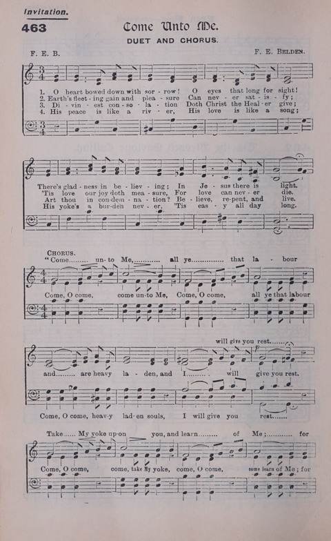 Celestial Songs: a collection of 900 choice hymns and choruses, selected for all kinds of Christian Getherings, Evangelistic Word, Solo Singers, Choirs, and the Home Circle page 406