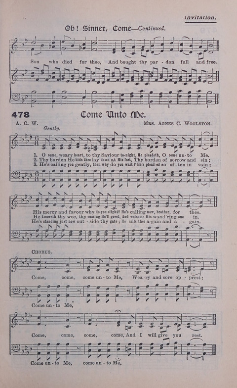 Celestial Songs: a collection of 900 choice hymns and choruses, selected for all kinds of Christian Getherings, Evangelistic Word, Solo Singers, Choirs, and the Home Circle page 417