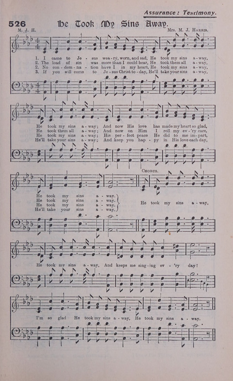 Celestial Songs: a collection of 900 choice hymns and choruses, selected for all kinds of Christian Getherings, Evangelistic Word, Solo Singers, Choirs, and the Home Circle page 461