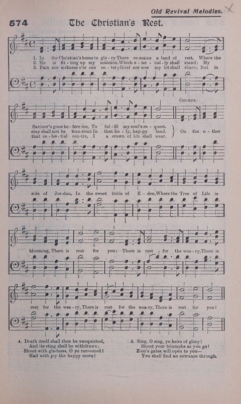 Celestial Songs: a collection of 900 choice hymns and choruses, selected for all kinds of Christian Getherings, Evangelistic Word, Solo Singers, Choirs, and the Home Circle page 507