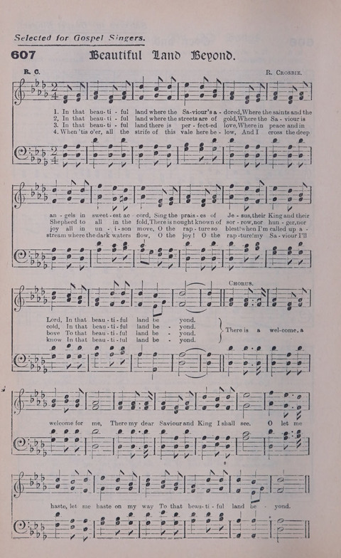 Celestial Songs: a collection of 900 choice hymns and choruses, selected for all kinds of Christian Getherings, Evangelistic Word, Solo Singers, Choirs, and the Home Circle page 536