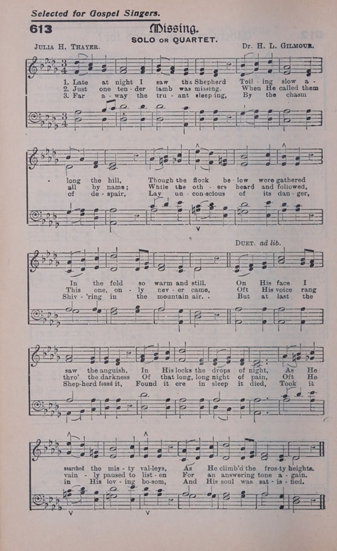 Celestial Songs: a collection of 900 choice hymns and choruses, selected for all kinds of Christian Getherings, Evangelistic Word, Solo Singers, Choirs, and the Home Circle page 542