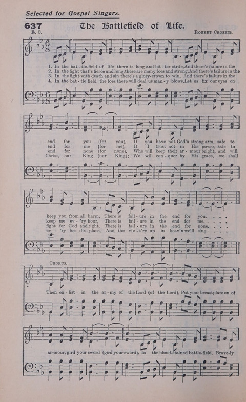 Celestial Songs: a collection of 900 choice hymns and choruses, selected for all kinds of Christian Getherings, Evangelistic Word, Solo Singers, Choirs, and the Home Circle page 566