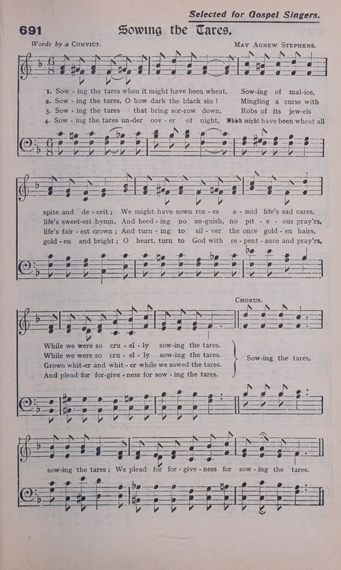 Celestial Songs: a collection of 900 choice hymns and choruses, selected for all kinds of Christian Getherings, Evangelistic Word, Solo Singers, Choirs, and the Home Circle page 615