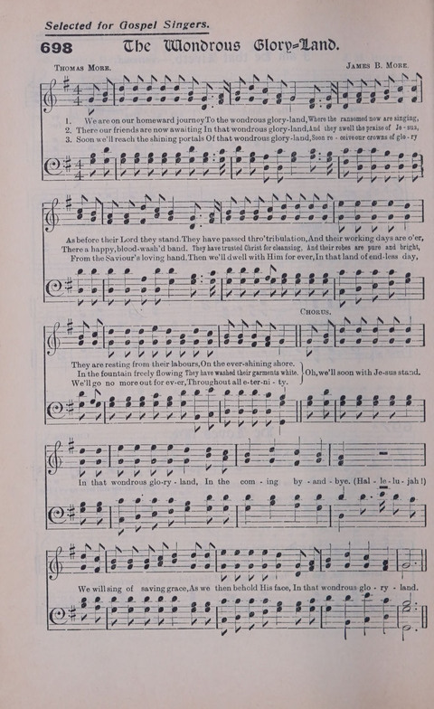 Celestial Songs: a collection of 900 choice hymns and choruses, selected for all kinds of Christian Getherings, Evangelistic Word, Solo Singers, Choirs, and the Home Circle page 624