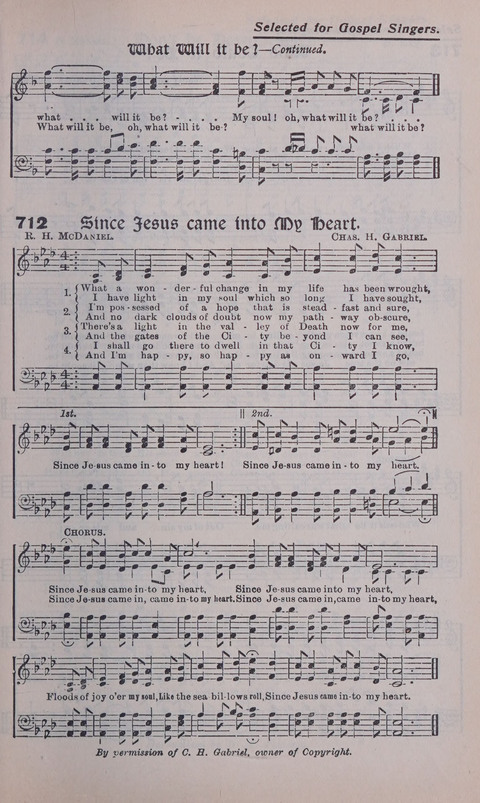 Celestial Songs: a collection of 900 choice hymns and choruses, selected for all kinds of Christian Getherings, Evangelistic Word, Solo Singers, Choirs, and the Home Circle page 639